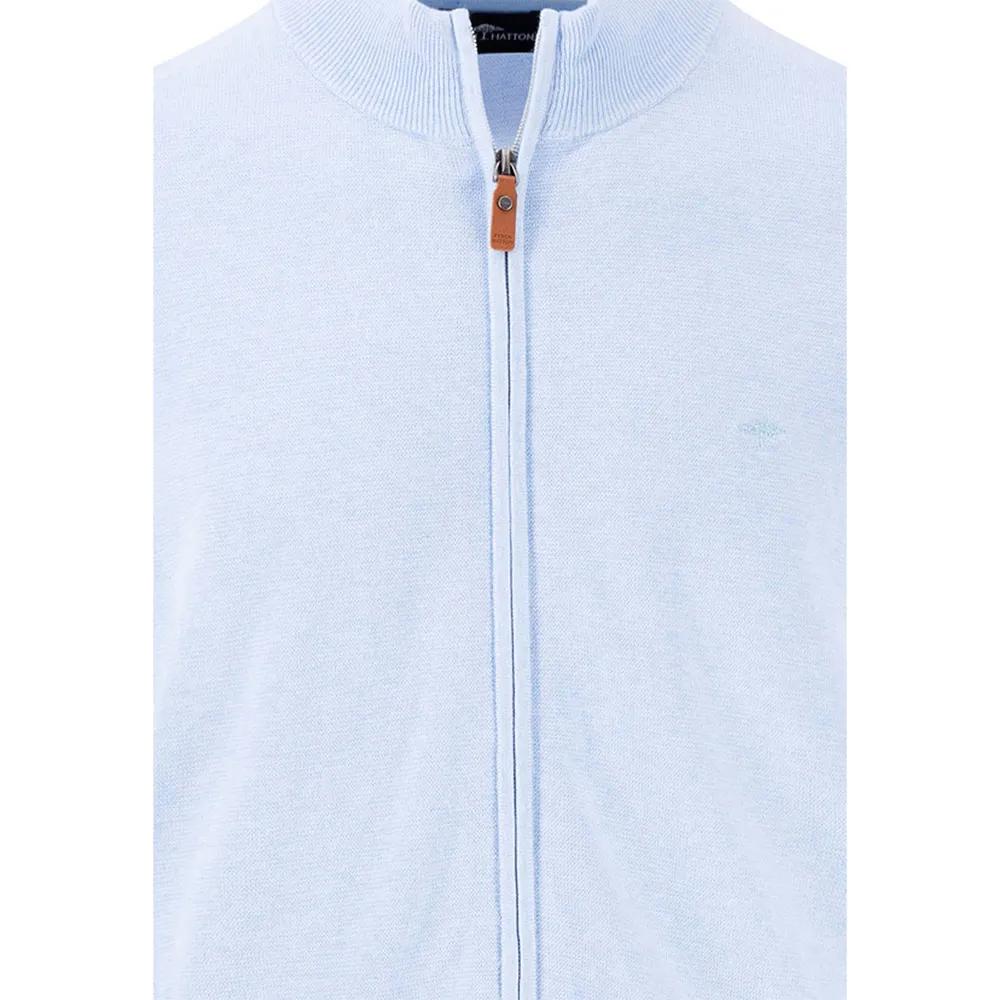 Fynch Hatton Reißverschluss-Pullover Air Cotton
