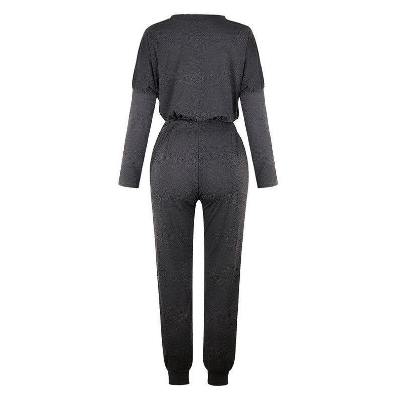 Tracksuit Women 2 Piece Set Loose Comfortable Simple Style Solid Color Long Sleeve Casual Suit Clothes 2024 Top Spring Autumn