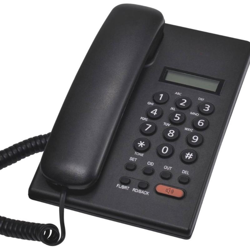 Kabelgebundenes Festnetztelefon Festnetz-Schreibtisch-Festnetztelefon Geräuschunterdrückung Anrufe Geeignet für Zuhause Hotel Büro