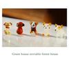 Teddy, Corgi, Shiba Inu, and Pomeranian Glass Animal Ornaments