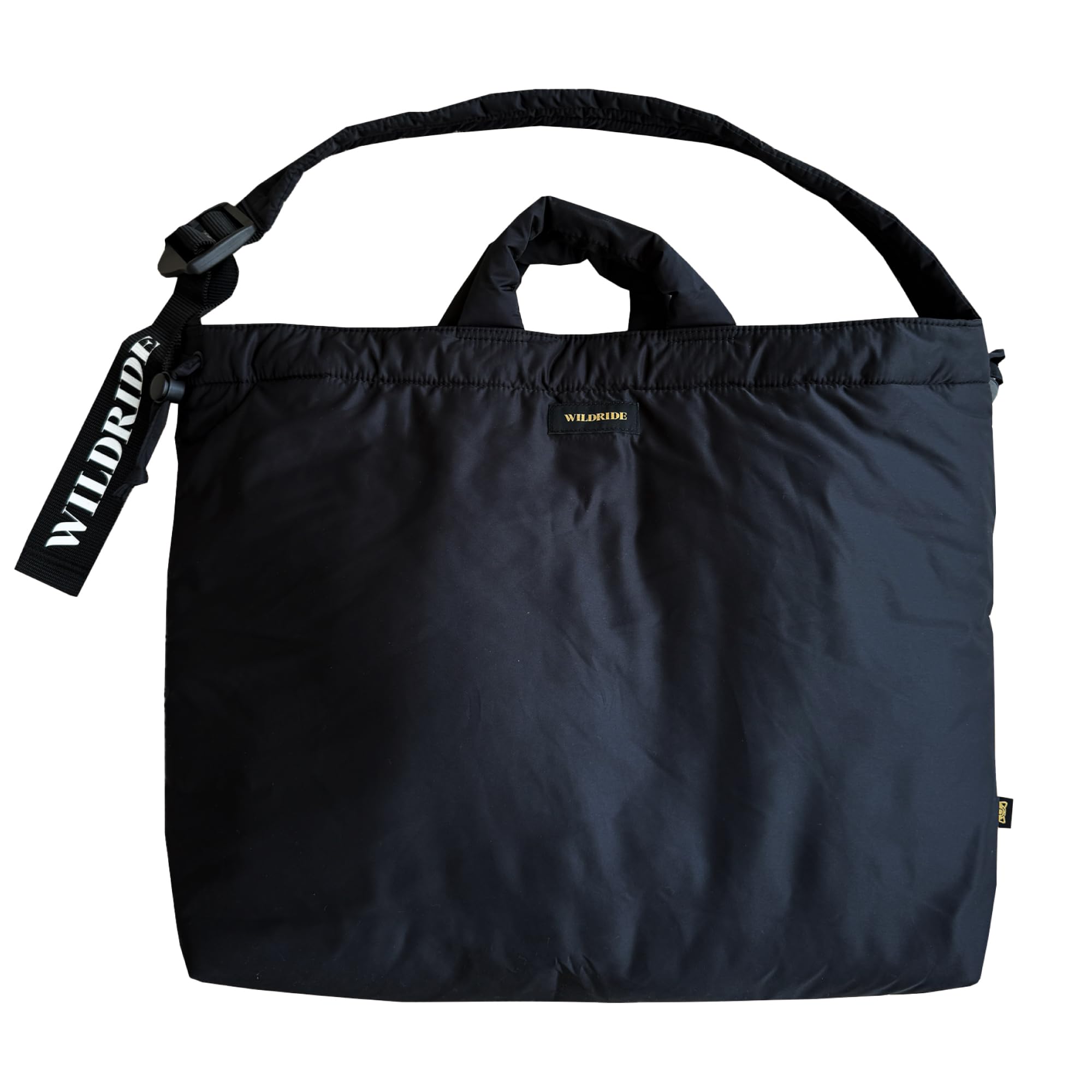 

WILDRIDE Diaper Diaper Large Shoulder Crossbody Black Bag, Women s Bag, Capacity, Bag, 2-Way, Tote, чёрный