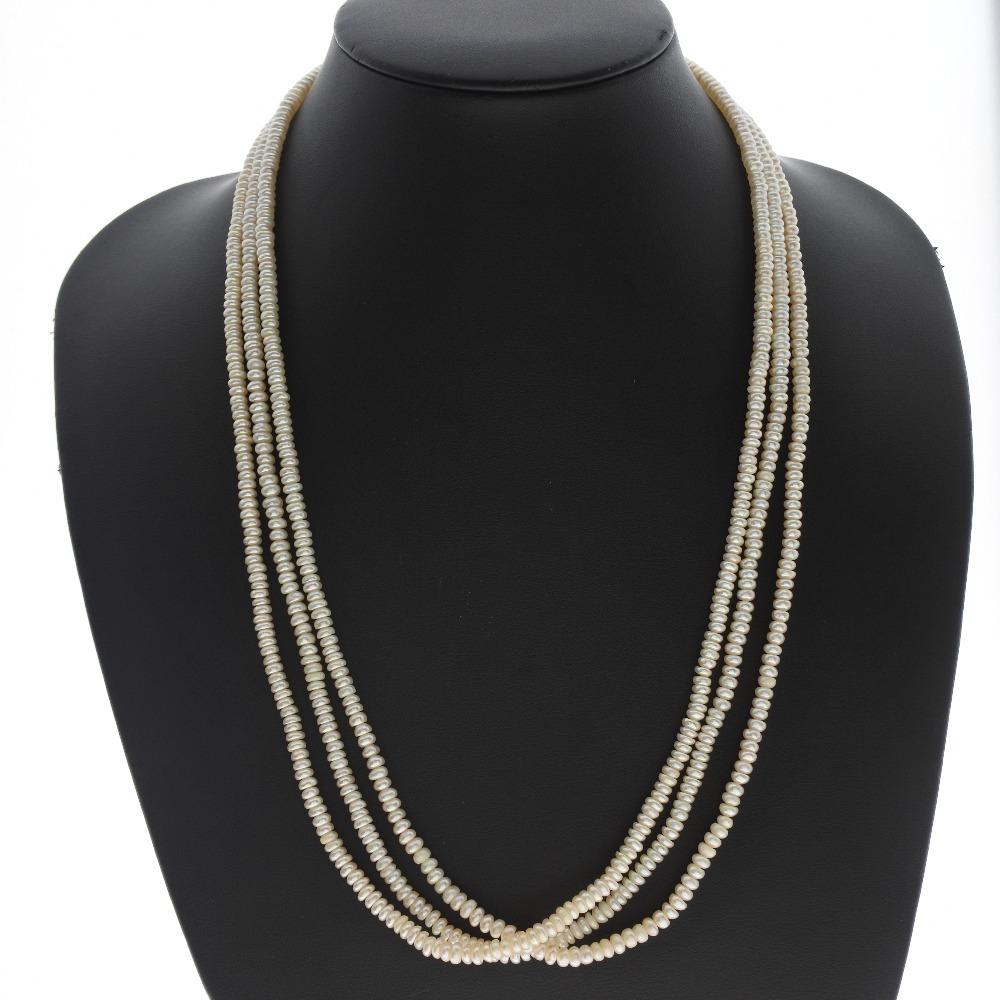 Baby Pearl Necklace Pearl/Silver 55g Women Used