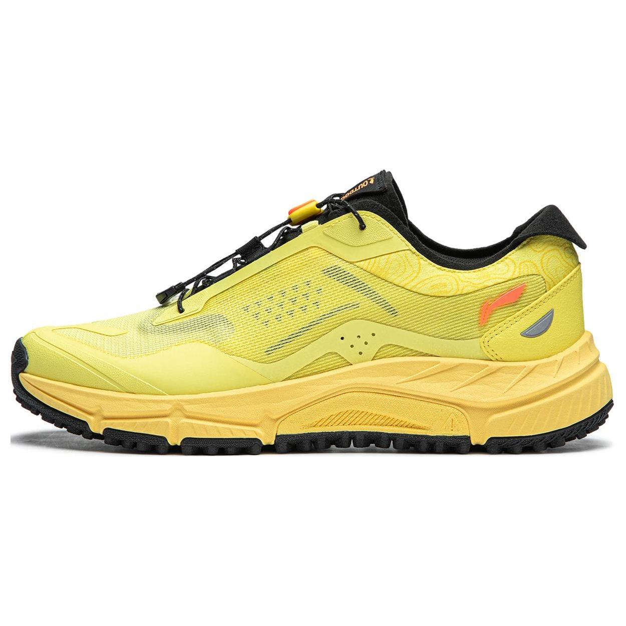 

New LiNing Yijie Lite V3 Shock Absorbers With Slip Resistant Features Low Top Hiking Shoes Men s Yellow Black AHTU001-5 39.5