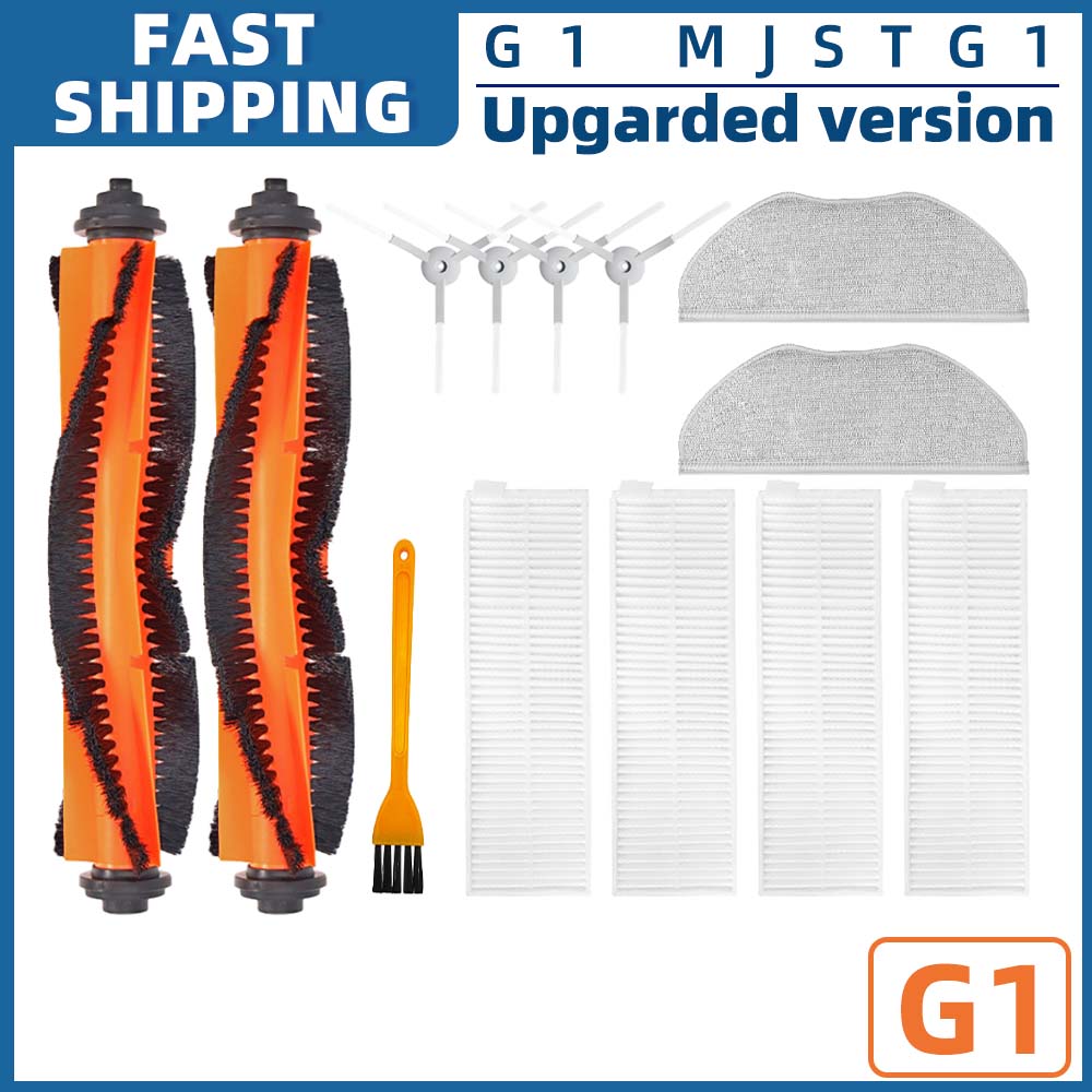 Compatible For Xiaomi Mijia G1 MJSTG1 SKV4136GL Mi Robot Vacuum Mop Essential Spare Part Main Side Brush Hepa Filter Mop Pad