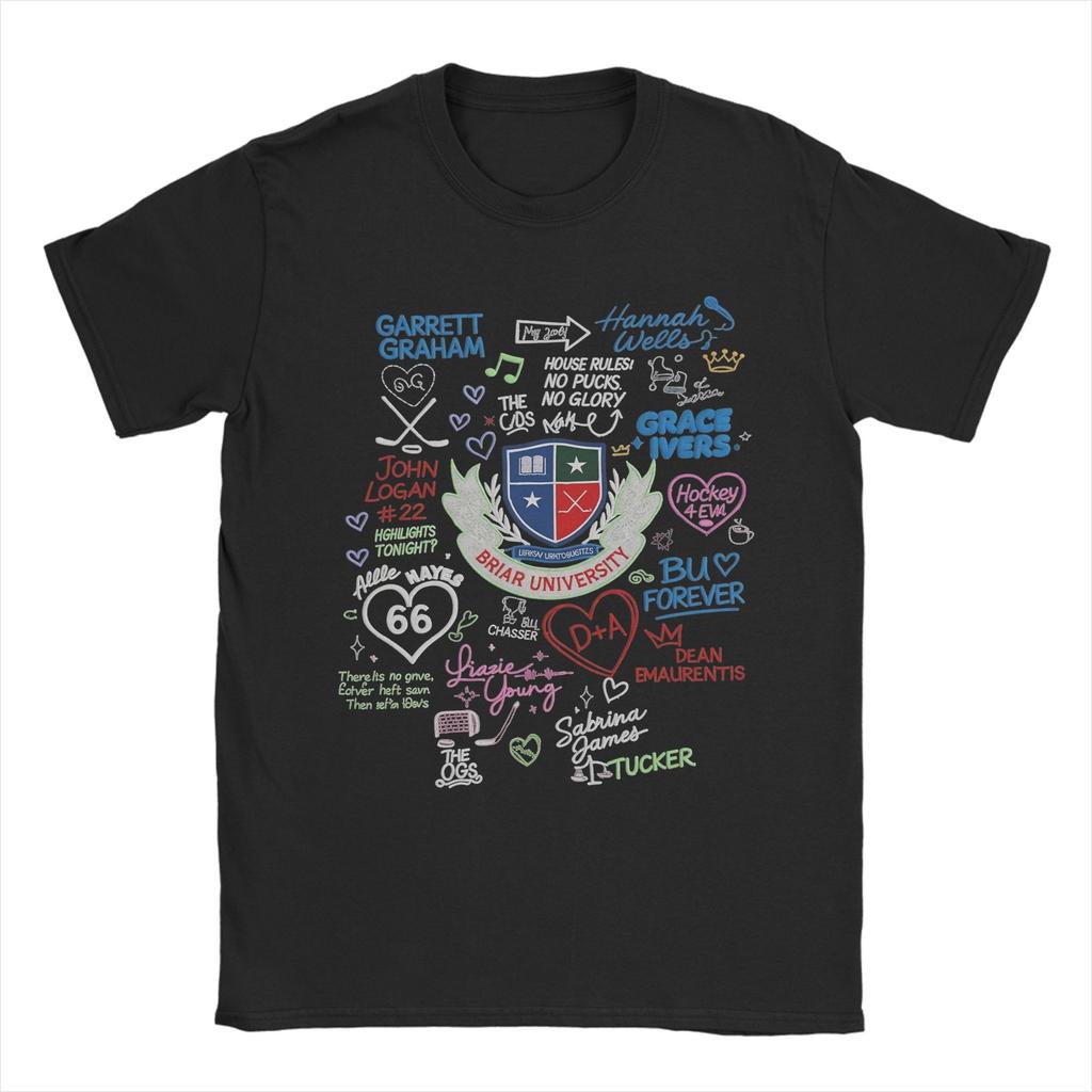 Off Campus Garrett Grahams Dean Laurentis Logan Tucker Briar University Tshirt 100 Cotton T Shirt Short Sleeve Teestops