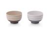 Miyamoto Sangyo Yamanaka Lacquer Flying Plank Style Soup Bowl of (Set 2)