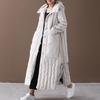 New Women's Winter Loose Large Size Mid-length Over-the-knee Thick Cotton Jacket