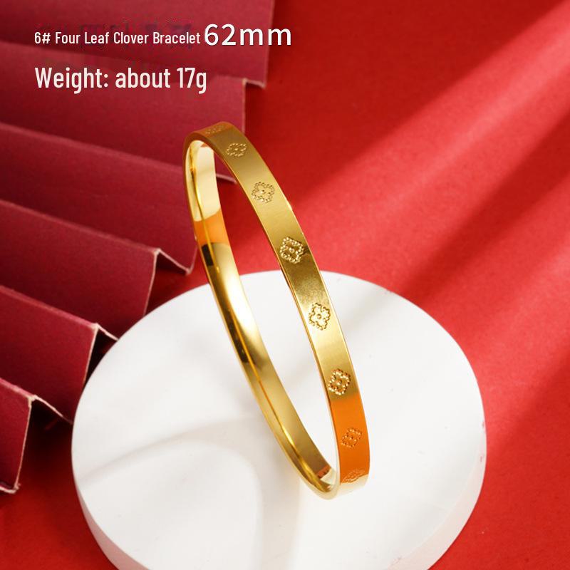 Vietnamese Gold Heritage Lotus Bracelet for Women: Long-Lasting, Ancient Chinese Style, Colorfast Simulation
