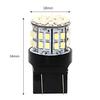 1 Pair Car LED Brake Light Stop Rear Bulb Auto Turn Signal Lamp Backup Reserve Lights 50SMD W21/5W T20 7443