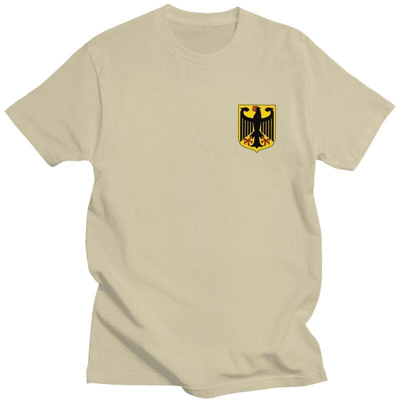 Custom Male Coat Of Arms Of Germany T Shirt Short Sleeve Cotton Tshirt Tshirt Leisure German Flag Eagle Tee Slim Fit Clothing