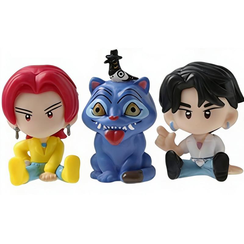 10-piece blind box Q Version K-pop Action Model PVC Toy Derpys Saja Boys Rumi Mira Zoey Sussy Figurine Doll For Fans Gift