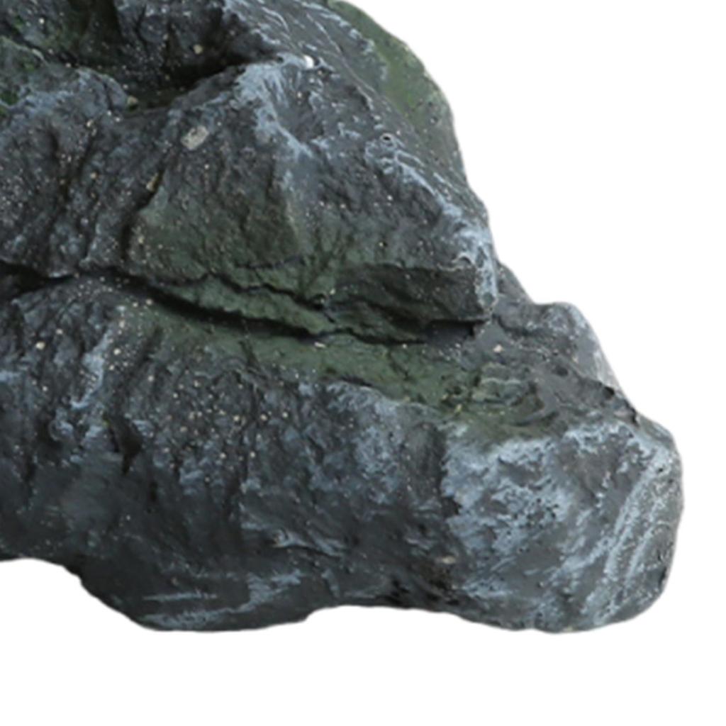 Fake Landscape Rock Yard Ornament Irregular Fiberglass Lightweight Realistic Highly Simulation Accessory Garden Decoration