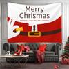 Home Decor Tapiz Navideño Bedroom Room Living Room Wall Decoration Backdrop Fabric Christmas Print Decoration Tapestry