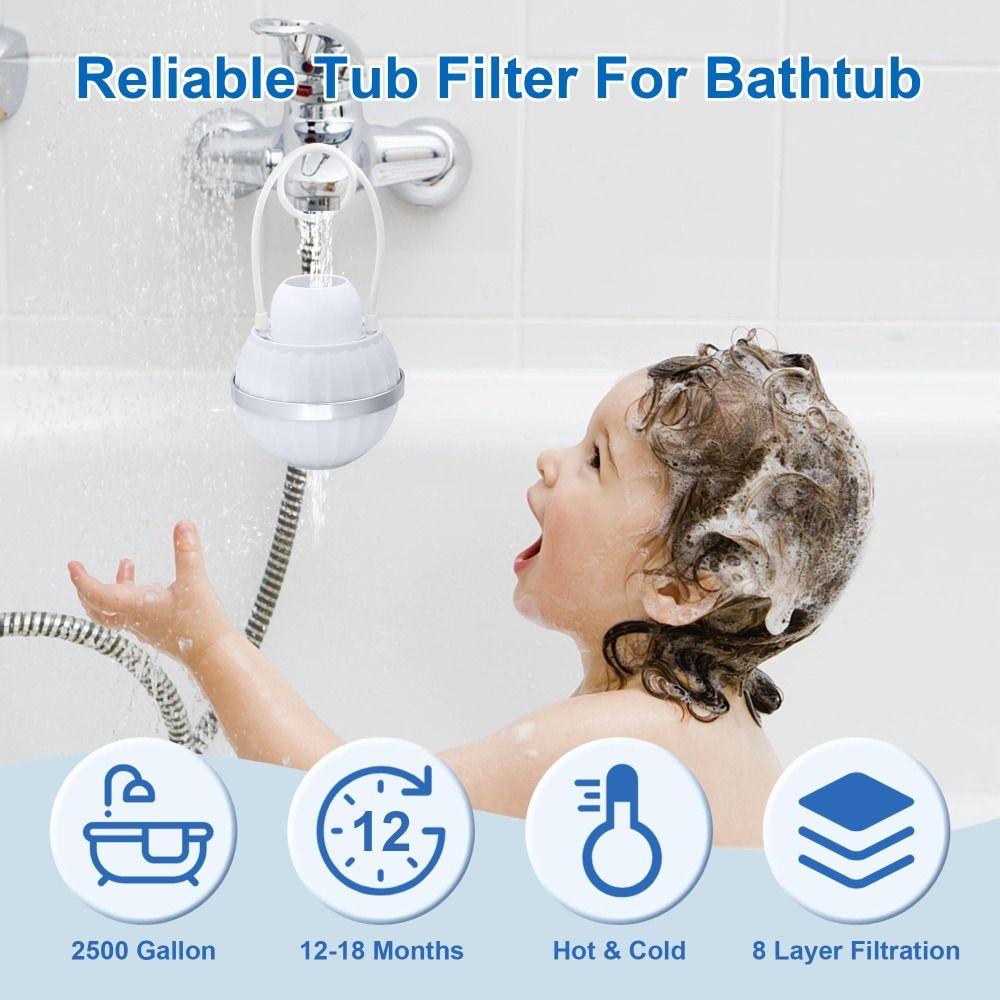 Water Softener Portable Plastic Bathtub Water Filter Portable Shower Water Filter  Remove Odors