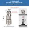 Pressure Washer Sewer Nozzle Drain Cleaning Nozzle Tips For Karcher K Series/Lavor Hose Sewer Cleaning Tool