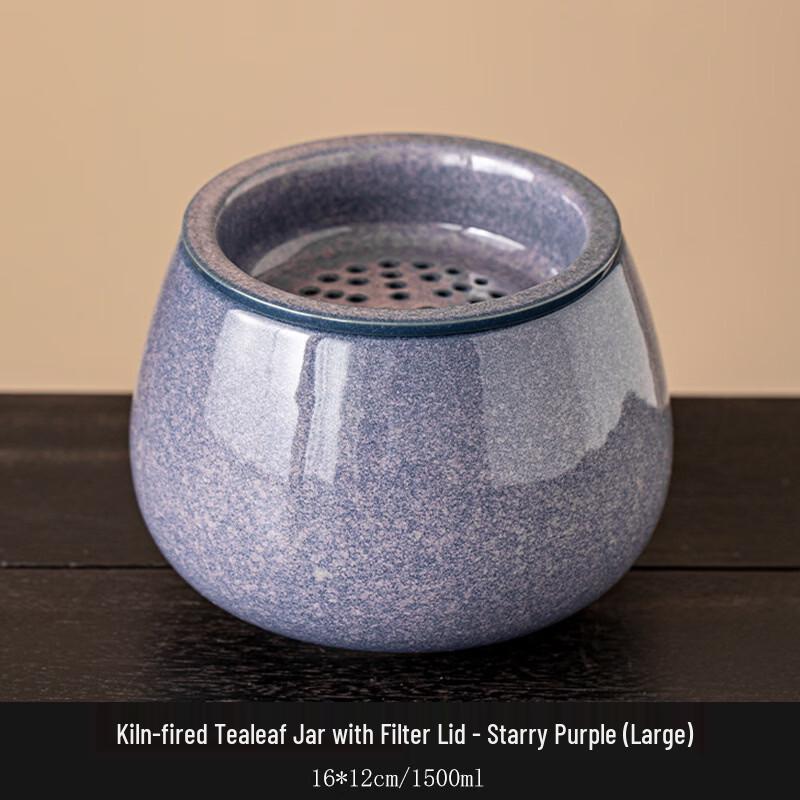 Kiln Glazed Tea Residue Container