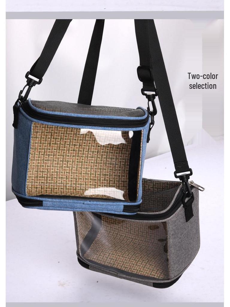 Transparent Portable Parrot Bird Cage Handbag - Pet Supplies Crossbody Bag