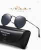 Unisex Retro Fashion Polarized Metal Sunglasses - Colorful Anti-UV 3447 Frame