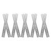 10 Pcs Din Rail Breaker Mount Aluminum Slotted Electric Boxes Terminal Blocks Industry Standard Track For Components Metal