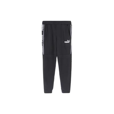 Casual Sports Knit Cuff Sweatpants Men Bottoms Black 580954-01