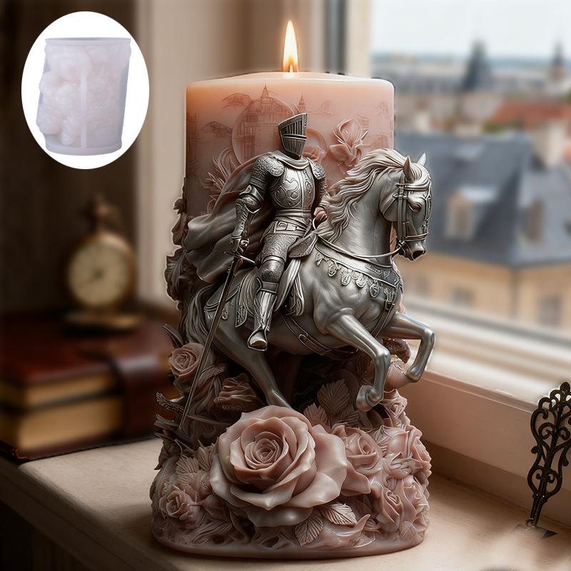 Gentleman Dalmatian Candle Silicone Mold DIY Handmade Aromatherapy Soap Craft Silicone Mold Home Decor Party Decorations