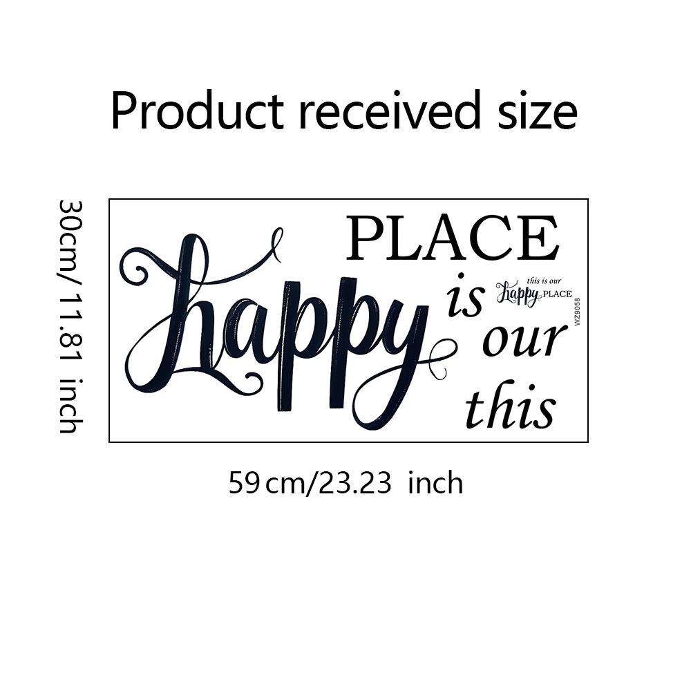 

WZ9058 Английский слоган Спальня Гостиная Настенное украшение Наклейка на стену Самоклеящаяся 30*59cm/WZ9058