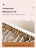 Single-Layer Clothes and Hat Rack for Bedroom or Balcony - Floor-Standing Design