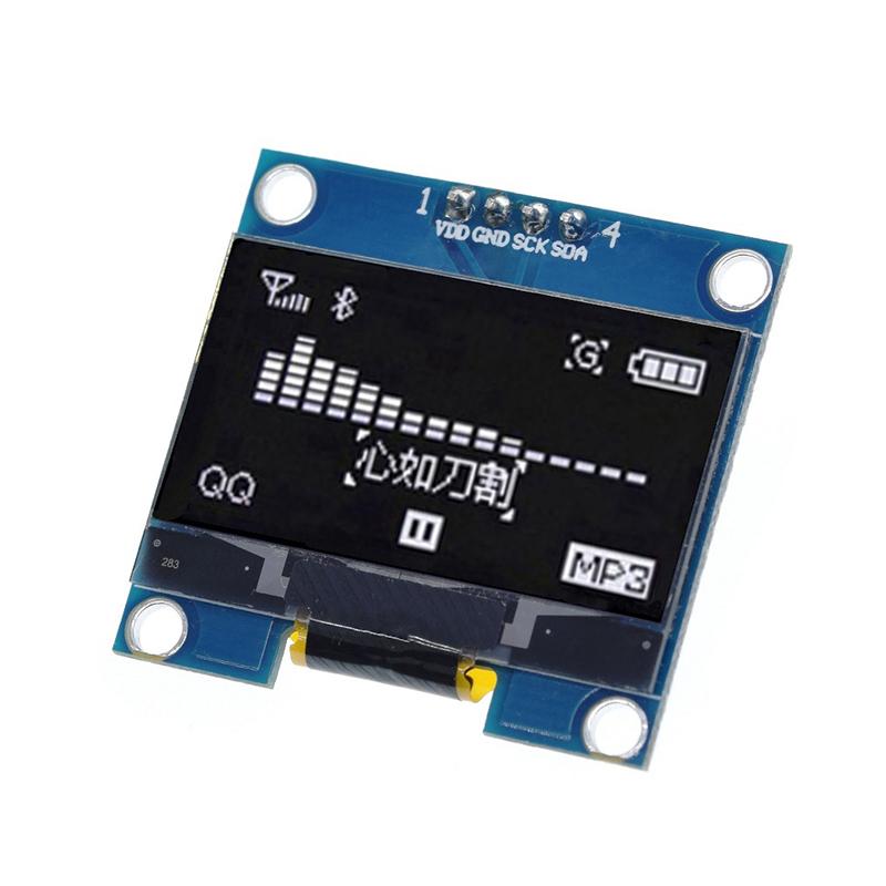 1 Stück 1,3 Zoll OLED-Modul Spi/Iic Kommunikation Weiß/Blau Farbe 128x64 1,3 Zoll OLED LCD LED-Display-Modul 1,3" OLED-Modul