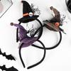 Witch Headband For Halloween Parties Comfortable Adjustable Costume Accessory Cosplay Headpiece For Adults Kids