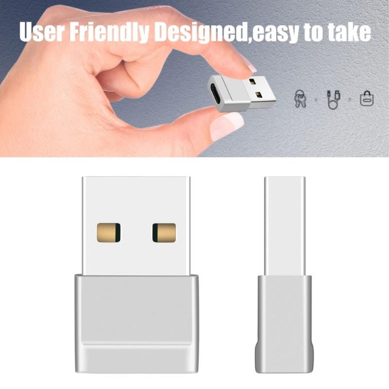 Type C To USB Converter USB C Female To USB2.0 Male Adapter For Convenient On Travel Device Access and Charging