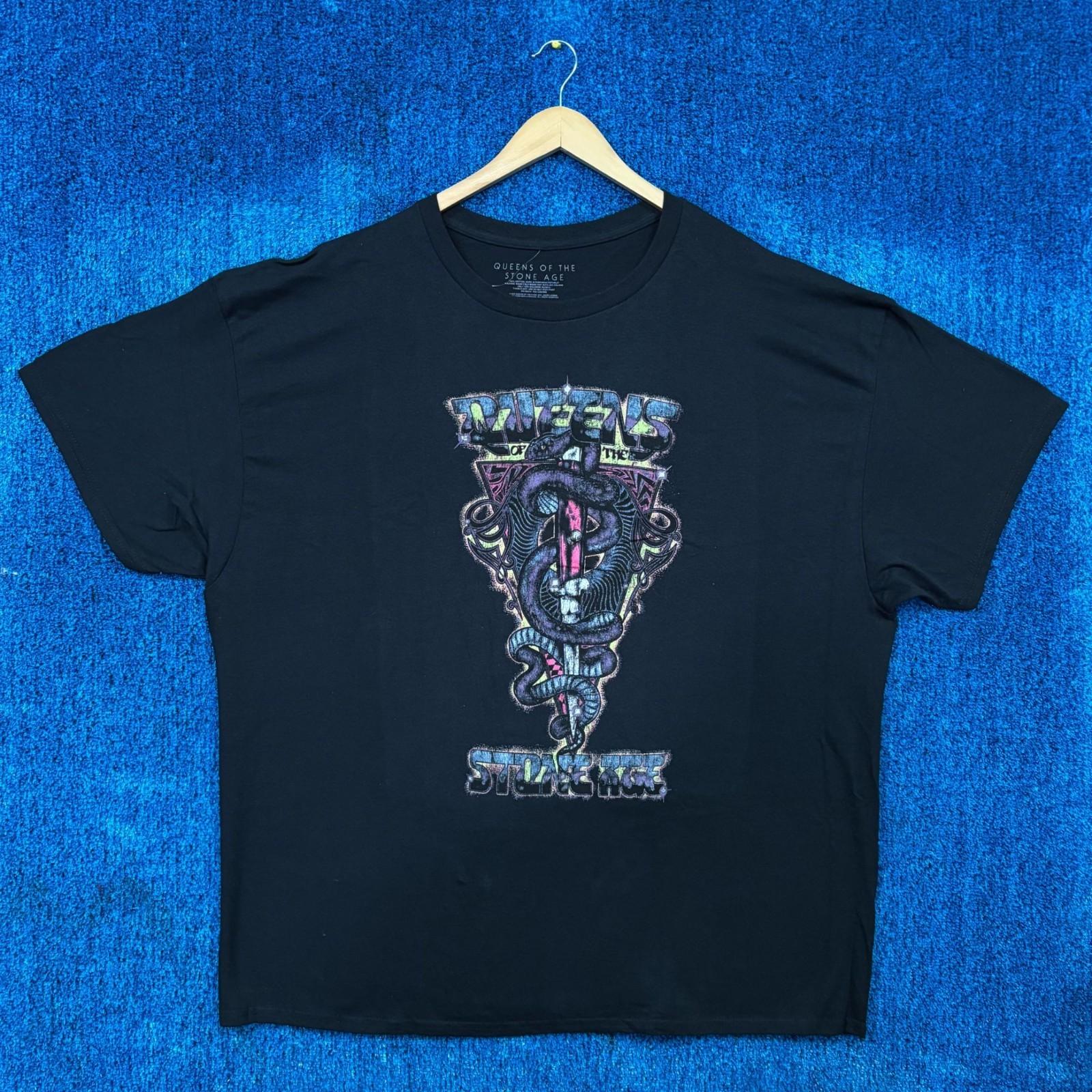 Queens of the Stone Age “Songs for the Deaf” Rock Band Graphic T-Shirt Size XXXL Unisex T-Shirt XXXXL