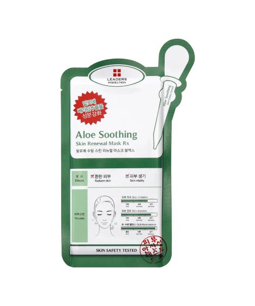 Leaders Cosmetics InSolution Aloe Soothing Skin Renewal Mask RX 10 Sheets