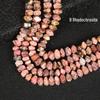 Jade Rhodochrosite Prehnite Sunstone Hawk's Eye Irregular Faceted Beads