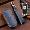 2/3/4 Bottons Genuine Leather Auto Key Fob Case Cover Fit For Mazda 3 Alexa Cx-30 Cx30 Cx5 Cx-5 Cx8 Cx9 Cx4 Auto Accessories