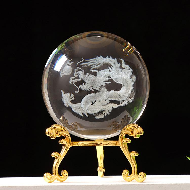 Kryształowa kula 3D ze stojakiem planeta grawerowany laserem układ słoneczny globus prezent astronomiczny prezent urodzinowy szklana kula dekoracja wnętrz