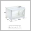 Double-Layer Storage Organizer Rack for Cosmetics, Bathroom, and Office