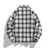 Men's Jacket Spring New Casual Jacket Men's Korean Style Trendy Hong Kong Style Fashion Brand Plaid Top