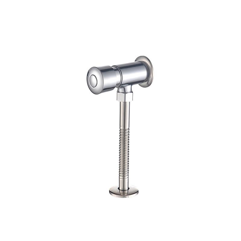 Brass Water Saving Eco-Friendly Time Delay Hand Control Wall-Mounted Urinal Flush Valve for Hotel Use