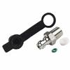 Quick Connector Nozzle for Air Hose 8mm Stainless Steel Male Valve with M10 BSPP 1/8 NPT 1/8 Thread Compatibility