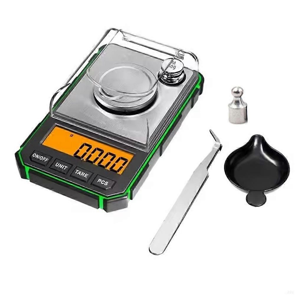 Portable Jewelry Scale Digital Precision Balance Electronic Scale 50g 0.001g with Calibration Weight