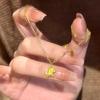 Xiaohongshu Bestseller: Cute Cartoon Little Horse Gold Necklace for Women - Ancient Method Rich Collarbone Chain