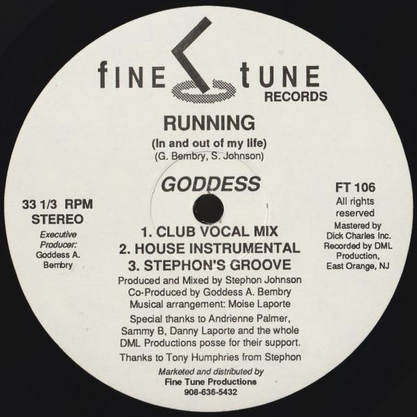 

12inch Record GODDESS - Running (In And Out Of My Life) FT106 Fine Tune Recor US Dance & Electronica Used