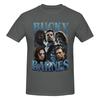 Unisex Bucky Barnes Vintage T Shirt Streetwear Big Size Oneck Cotton Sleeve Shirts