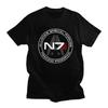 Custom Cool Alliance Mass Effect N7 T Shirt Men Short Sleeve Pure Cotton T-shirt Video Game Tees Fashion Tshirts