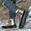 Golden Sapling Men Windproof Snow Boots Outdoor Leisure Flats Ankle Boot Man Waterproof Short Botas Big Size 46 Shoes