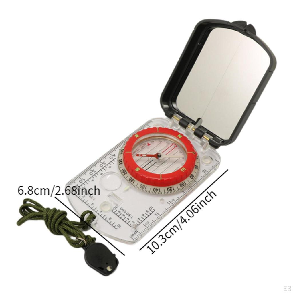 Sighting Army Compass Multifunctional Map Ruler Clinometer Backpacking