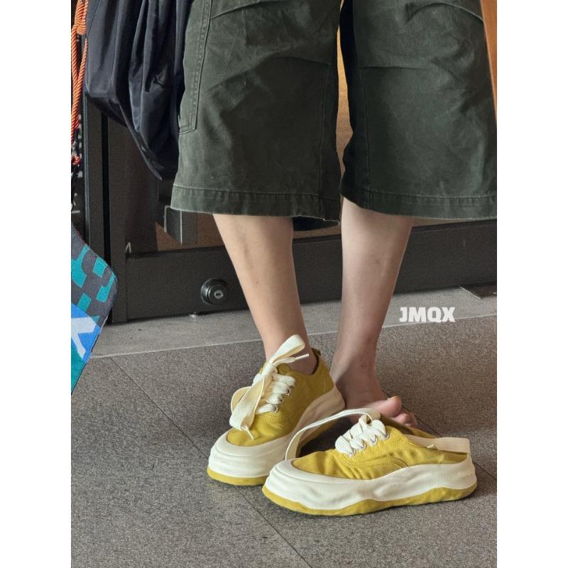 

Spring and summer new canvas fashion thick-soled heightening lace-up casual shoes women s versatile casual sports board shoes 35