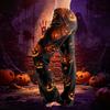 Damen Freizeithose mit Kordelzug und Halloween-Print für Feiertagspartys und den Alltag