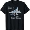 L'Aquila È Il Mio Animale Spirituale Aereo Caccia F-15 Maglietta in Cotone Casual Oversize Abbigliamento da Uomo Top Unisex Magliette