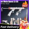 VR Controller Stock Rifle Adapter Controller Grips for Meta Quest 3/Quest 3S VR Gun Stock VR Shooting Game Accessories